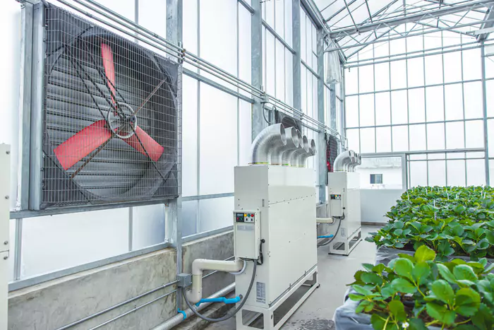 sistemas de ventilación forzada para invernaderos Modo Agro